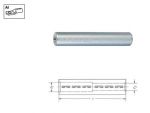 Алюминиевые соединительные гильзы для жил разных сечений, от 150 до 70 мм KLAUKE  290R70