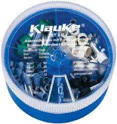 Пластиковый бокс для изолированных втулочных наконечников, пустой KLAUKE ST2L