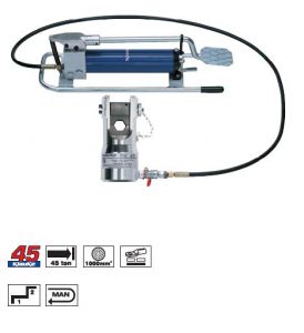 Гидравлический пресс-инструмент с ножным насосом, для опрессовки кабелей с сечением 120-1000 мм2 KLAUKE HK45