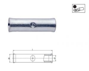 Медные соединительные гильзы (серия F), 10 мм KLAUKE 722F