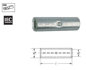 Медные соединительные гильзы (DIN 46267, часть 1), 16 мм KLAUKE 123R