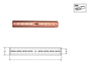 Медные соединительные гильзы для соединений с полной осевой нагрузкой, 185 мм KLAUKE 191R