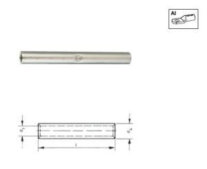 Алюминиевые соединительные гильзы стандарта DIN, для соединений с полной осевой нагрузкой, 240 мм KLAUKE 252R