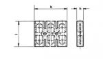 Плоские изолированные соединители, 28 x 25 мм KLAUKE 8052